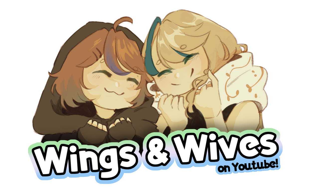 Wings & Wives sticker art by duckymikey